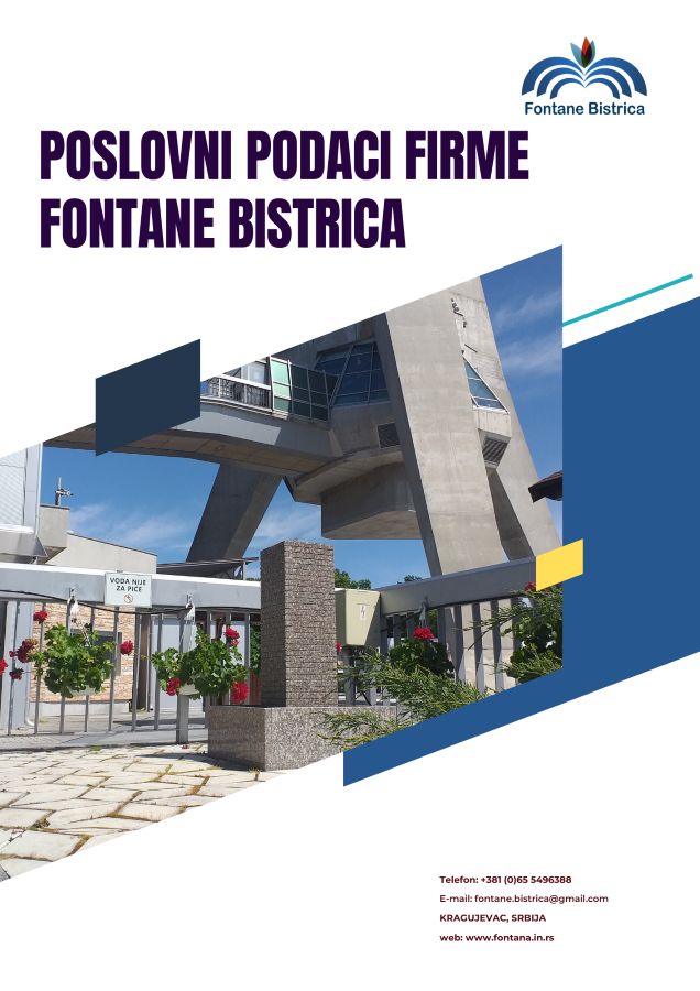 Poslovni podaci firme Fontane Bistrica